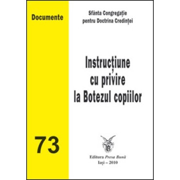 Instructiune cu privire la Botezul copiilor